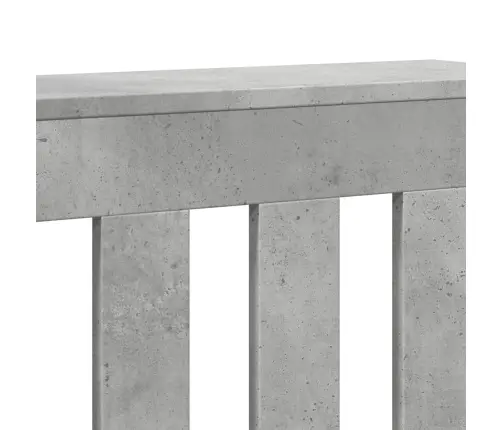 Radiatora Pārsegs, Pelēks, 149X20X82 Cm, Inženierijas Koks Vidaxl