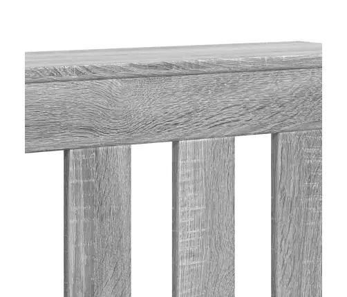 Radiatoriaus Uždangalas, Pilkas, 149X20X82cm Apdirbta Mediena