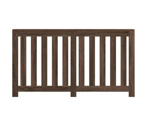 Radiatora Pārsegs, Brūna Ozola, 149X20X82 Cm, Inženierijas Koks Vidaxl