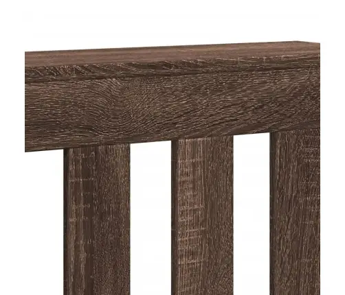 Radiatora Pārsegs, Brūna Ozola, 149X20X82 Cm, Inženierijas Koks Vidaxl