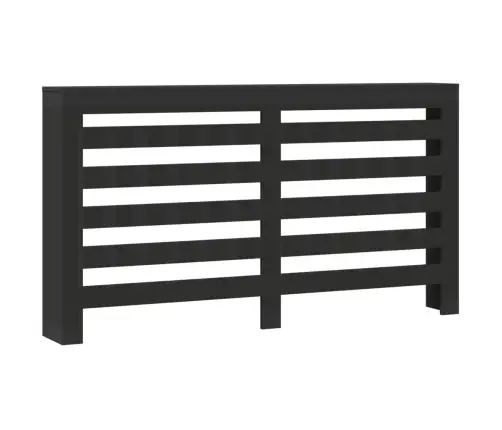 Radiatora Pārsegs, Melns, 175X20X82 Cm, Inženierijas Koks Vidaxl