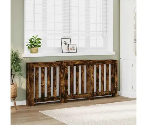 Radiatora Pārsegs, Ozolkoka, 205X21,5X83,5Cm, Inženierijas Koks Vidaxl