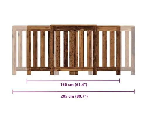 Radiatoriaus Uždangalas, Medienos, 205X21,5X83,5cm Mediena