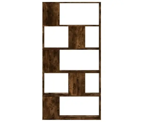 Raamaturiiul 5 Korrust Suitsutamm 80,5X23,5X162,5 Cm Tehispuit