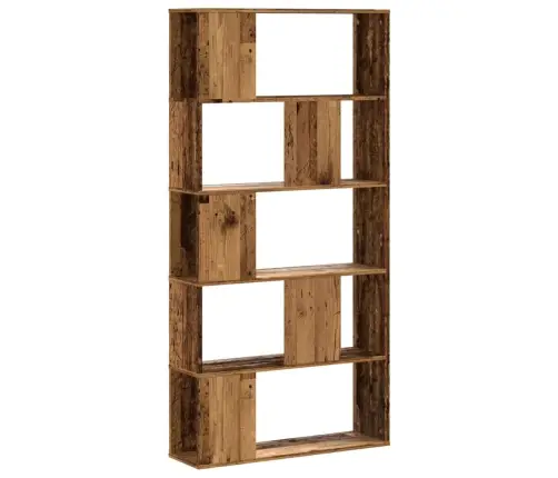 Grāmatu Plaukts, 5 Līmeņi, Koka Krāsā, 80,5X23,5X162,5 Cm, Koks Vidaxl