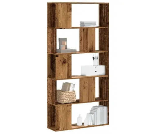 Grāmatu Plaukts, 5 Līmeņi, Koka Krāsā, 80,5X23,5X162,5 Cm, Koks Vidaxl