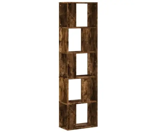 Raamaturiiul 5 Korrust, Tamm, 45X23,5X162,5 Cm Tehispuit