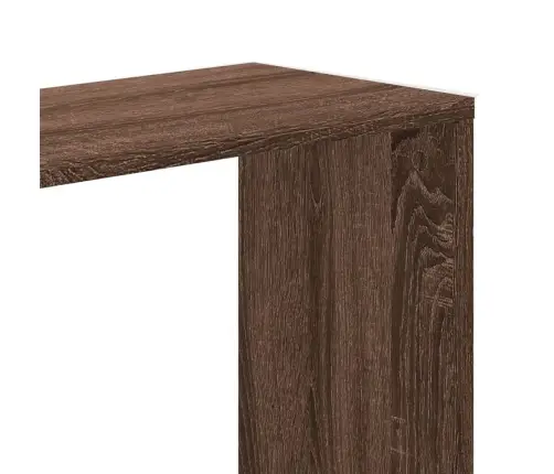 Raamaturiiul 5 Korrust, Pruun Tamm, 45X23,5X162,5 Cm Tehispuit