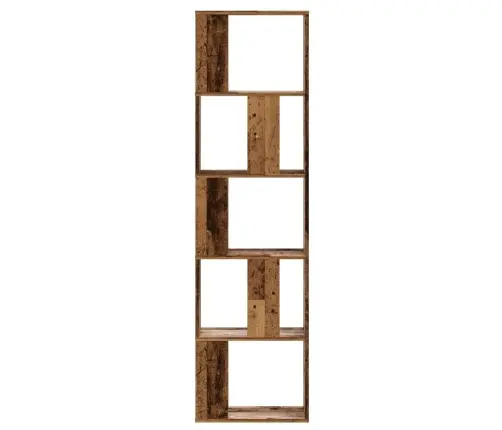 Raamaturiiul 5 Korrust, Vana Puit, 45X23,5X162,5 cm Tehispuit