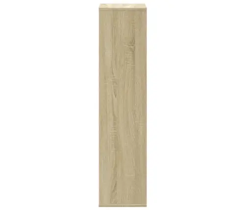 Grāmatplaukts, Ozola Krāsa, 50X25X105 Cm, Inženierijas Koks Vidaxl