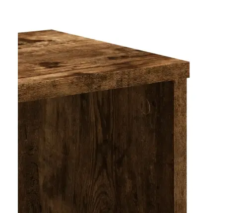 Raamaturiiul, Suitsutatud Tamm, 50X25X105 cm Tehispuit