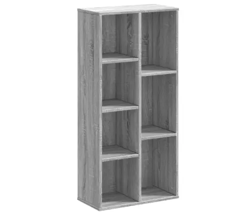Knygų Spinta, Pilka Ąžuolo, 50X25X105cm Apdirbta Mediena Knygų Spinta, Pilka Ąžuolo, 50X25X105cm Apdirbta Mediena