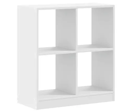 Raamaturiiul, Valge, 68,5X32X75 cm Tehispuit