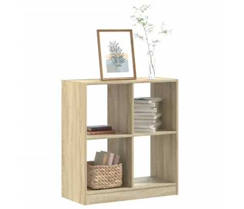 Knygų Spinta, Sonoma Ąžuolo, 68,5X32X75cm Apdirbta Mediena