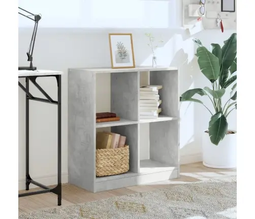 Knygų Spinta, Betono Pilka, 68,5X32X75cm Apdirbta Mediena