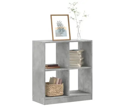 Knygų Spinta, Betono Pilka, 68,5X32X75cm Apdirbta Mediena