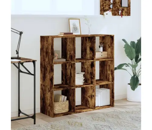 Grāmatplaukts, Ozola Krāsa, 102X32X102 Cm, Inženierijas Koks Vidaxl