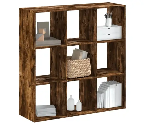 Grāmatplaukts, Ozola Krāsa, 102X32X102 Cm, Inženierijas Koks Vidaxl