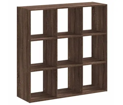 Grāmatplaukts, Brūns, 102X32X102 Cm, Inženierijas Koks Vidaxl