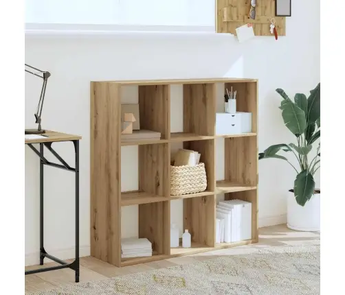 Knygų Spinta, Artisano Ąžuolo, 102X32X102cm Apdirbta Mediena