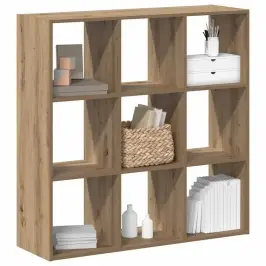 Grāmatplaukts, Koka Krāsa, 102X32X102 Cm, Inženierijas Koks Vidaxl