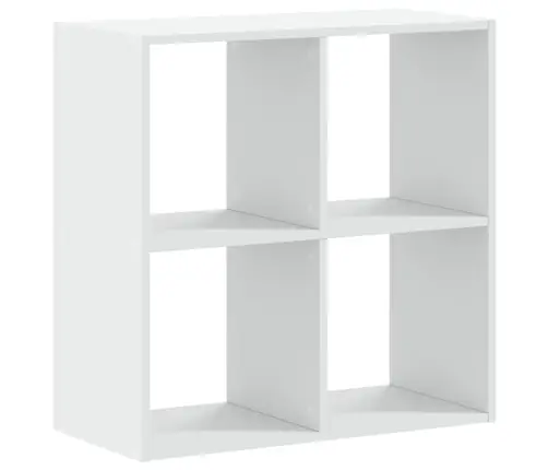 Grāmatu Plaukts, Balts, 68,5X32X68,5 Cm, Inženierijas Koks Vidaxl