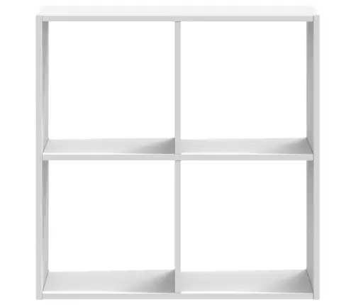 Grāmatu Plaukts, Balts, 68,5X32X68,5 Cm, Inženierijas Koks Vidaxl