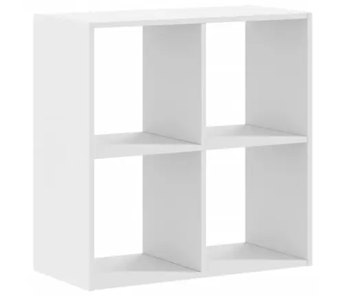 Grāmatu Plaukts, Balts, 68,5X32X68,5 Cm, Inženierijas Koks Vidaxl