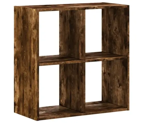 Raamaturiiul, Suitsutatud Tamm, 68,5X32X68,5 cm Tehispuit