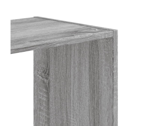Grāmatplaukts, Pelēka Koka, 68,5X32X68,5 Cm, Inženierijas Koks Vidaxl