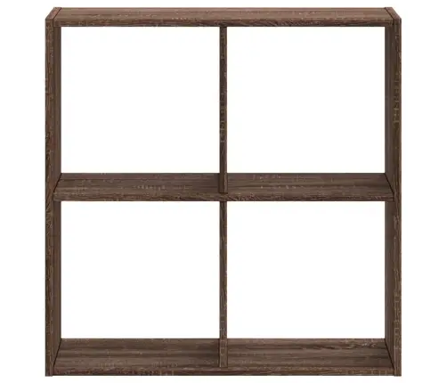 Raamaturiiul, Pruun Tamm, 68,5 X 32 X 68,5 cm Tehispuit