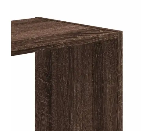 Raamaturiiul, Pruun Tamm, 68,5 X 32 X 68,5 cm Tehispuit