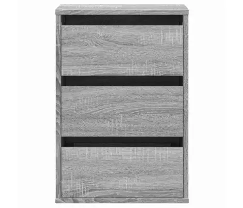 Nurga Kummut, Hall Sonoma Tamm, 40X41X58 cm Tehispuit