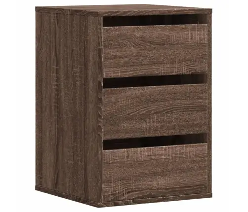 Atvilktņu Skapītis, Brūns, 40X41X58 Cm, Inženierijas Koks Vidaxl