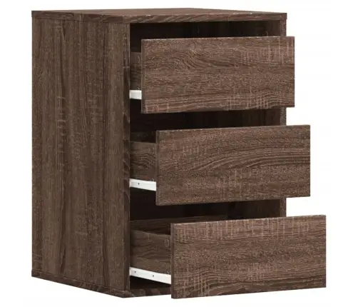 Atvilktņu Skapītis, Brūns, 40X41X58 Cm, Inženierijas Koks Vidaxl