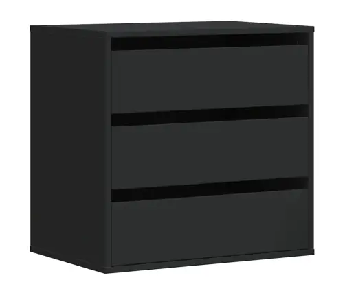 Nurga Kummut, Must, 60X41X58 cm Tehispuit