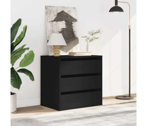 Nurga Kummut, Must, 60X41X58 cm Tehispuit