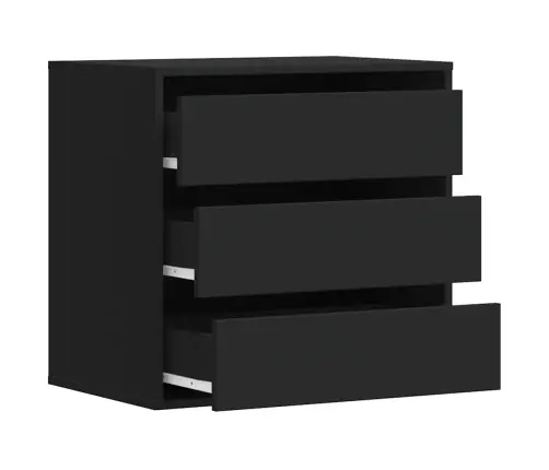 Nurga Kummut, Must, 60X41X58 cm Tehispuit