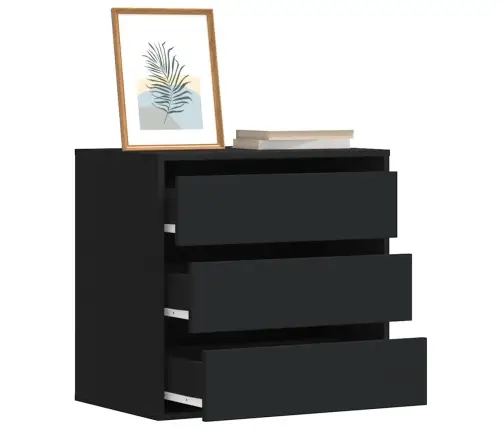 Nurga Kummut, Must, 60X41X58 cm Tehispuit