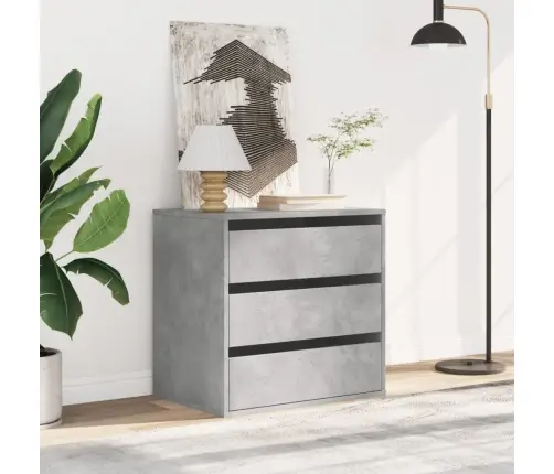 Nurga Kummut, Betoonhall, 60X41X58 cm Tehispuit