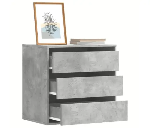 Nurga Kummut, Betoonhall, 60X41X58 cm Tehispuit