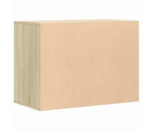 Atvilktņu Skapītis, Ozola Krāsa, 80X41X58 Cm, Inženierijas Koks Vidaxl