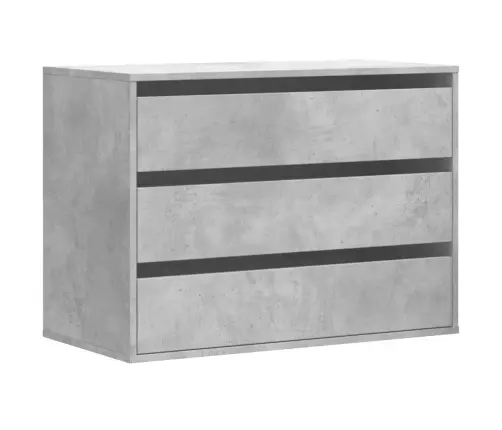 Nurga Kummut, Betoonhall, 80X41X58 cm Tehispuit