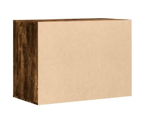 Atvilktņu Skapītis, Ozolkoka, 80X41X58 Cm, Inženierijas Koks Vidaxl