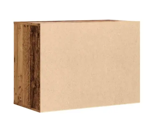 Atvilktņu Skapītis, Veca Koka Krāsā, 80X41X58 Cm, Koks Vidaxl