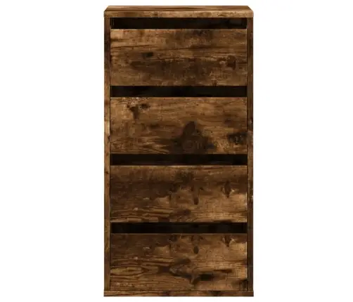 Atvilktņu Skapītis, Ozolkoka, 40X41X76 Cm, Inženierijas Koks Vidaxl