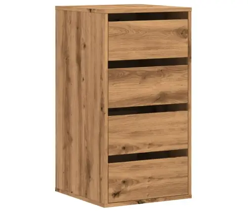 Kampinė Komoda Su Stalčiais, 40X41X76cm Mediena