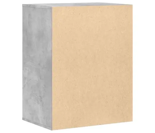 Atvilktņu Skapītis, Betona Pelēks,60X41X76Cm, Inženierijas Koks Vidaxl