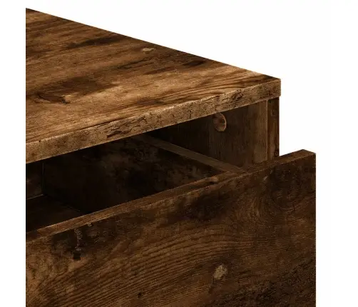 Nurga Kummut, Suitsutatud Tamm, 60 X 41 X 76 cm Tehispuit