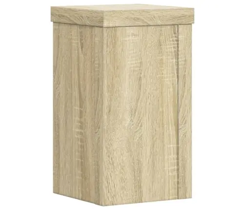 Taimealused 2 Tk, Sonoma Tamm, 10 X 10 X 18 cm Tehispuit